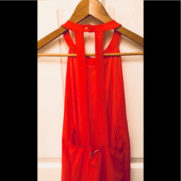 Socialite Long Peach Dress - Picture 3 of 4